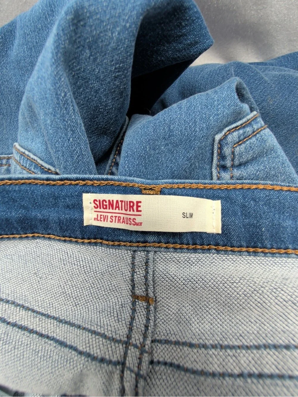 levi strauss signature boys regular fit jeans size 16 adjustable waist
